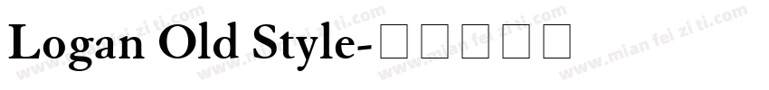 Logan Old Style字体转换
